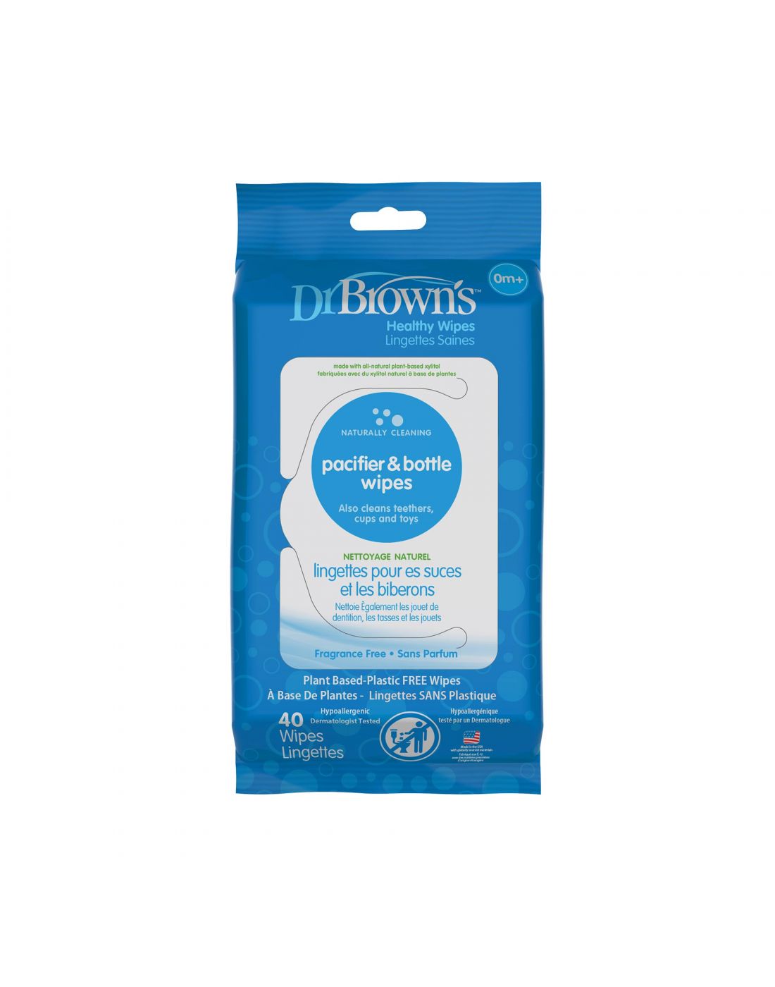 DR.BROWNS PACIFIER AND BOTTLE WIPES